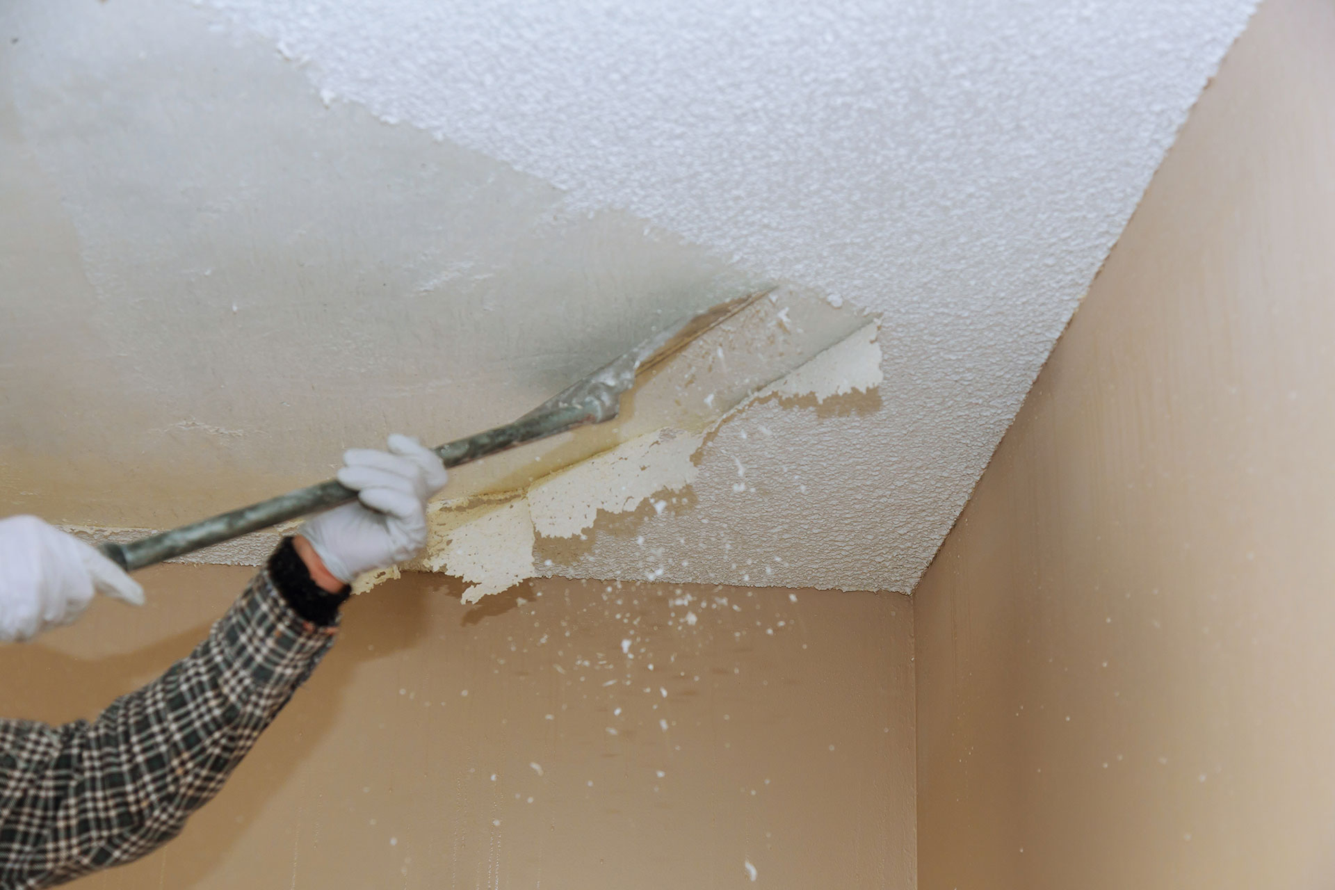 popcorn ceiling removal